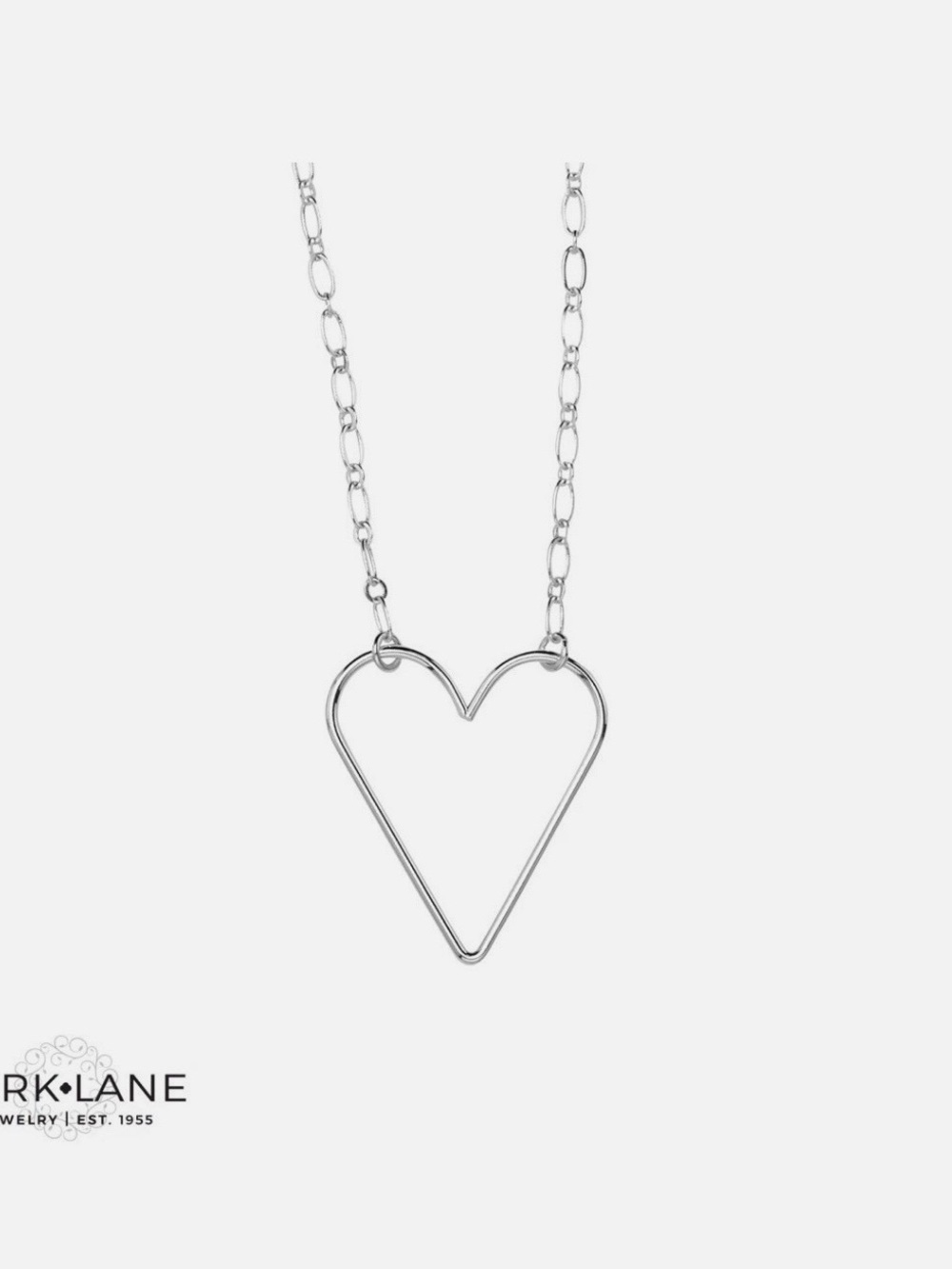 Park Lane heart Juliet  necklace in silver